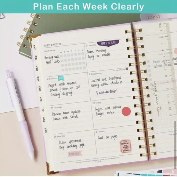 2026 Weekly & Monthly Planner Jan. 2026 - Dec. 2026 - Brand New in Package - Picture 4 of 8